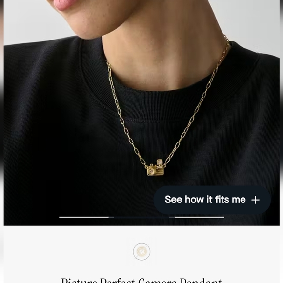 Kate Spade Picture Perfect Camera Pendant Necklace & Stud Earrings - Picture 4 of 6